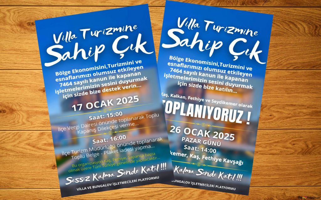 Villa Turizmine Sahip Çık