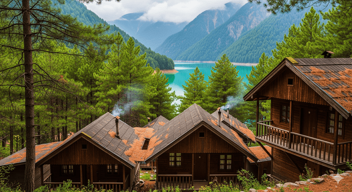 Uzungöl Kiralk Bungalov: Karadenizin Göl Manzarasnda Huzurlu Tatil