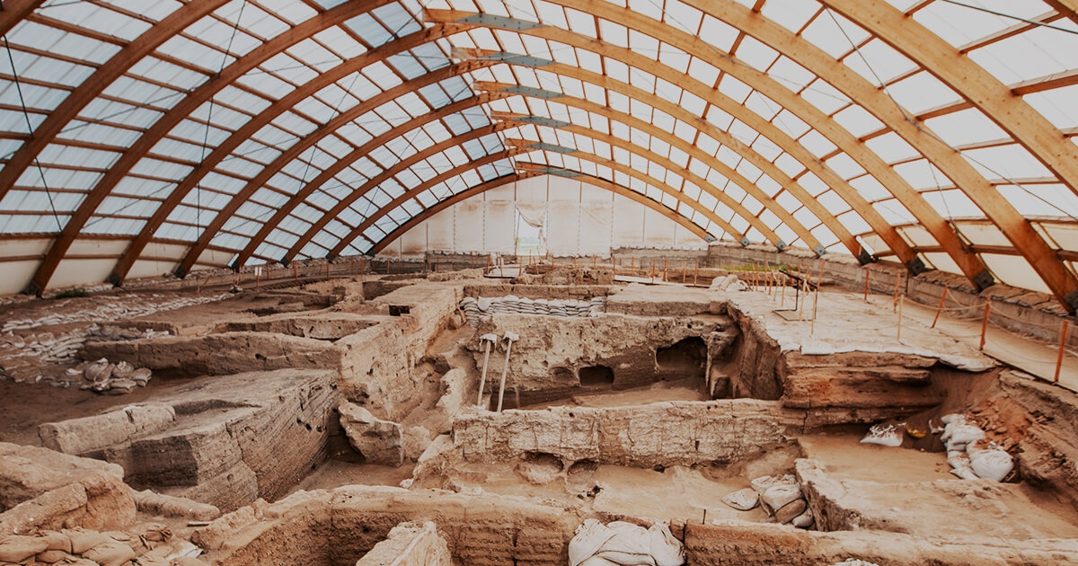 Çatalhöyükte Tarihin Kalntlar